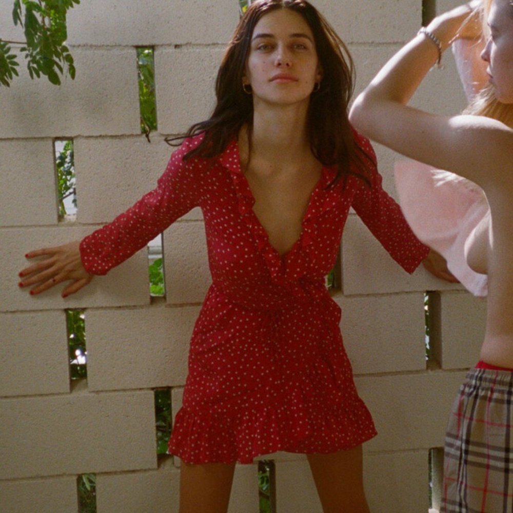 Realisation The Alexandra dress in Red Star